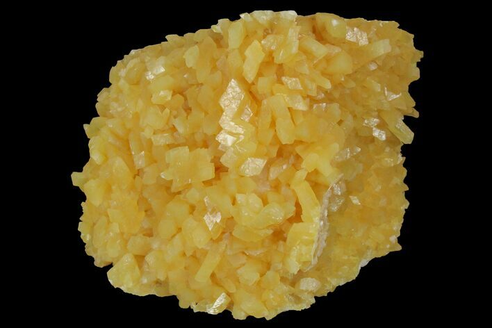 Fluorescent, Yellow Calcite Crystal Cluster - South Dakota #170690